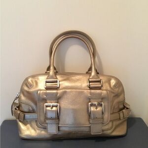 Michael Kors Leather Zip Satchel